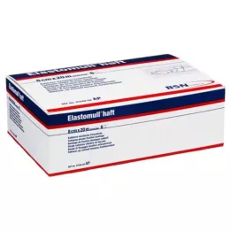 ELASTOMULL zelfklevend fixatieverband van 8 cmx20 m, 6 stuks