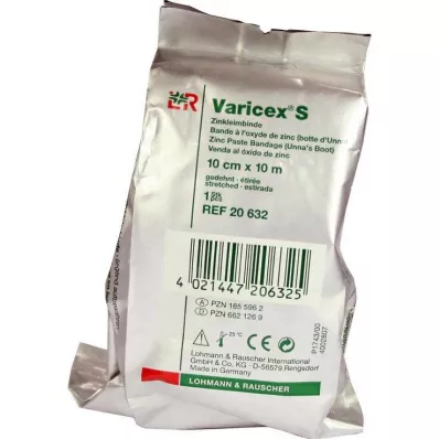 VARICEX S Zinklijmzwachtel 10 cmx10 m, 1 st