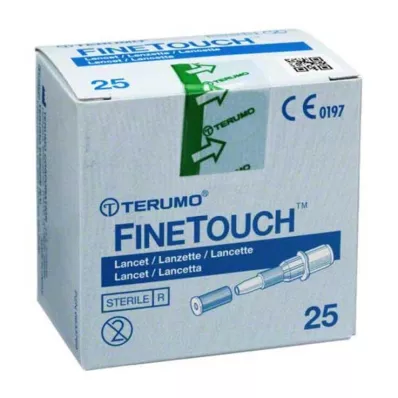 TERUMO FineTouch wegwerplancetten, 25 stuks