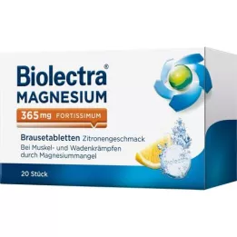 BIOLECTRA Magnesium 365 mg fortissimum citroen, 20 st