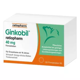 GINKOBIL-ratiopharm 40 mg filmomhulde tabletten, 120 st