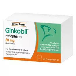 GINKOBIL-ratiopharm 80 mg filmomhulde tabletten, 120 st