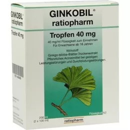 GINKOBIL-ratiopharm druppels 40 mg, 200 ml