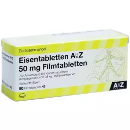 EISENTABLETTEN AbZ 50 mg filmomhulde tabletten, 50 st