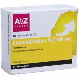 EISENTABLETTEN AbZ 100 mg filmomhulde tabletten, 100 st