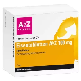 EISENTABLETTEN AbZ 100 mg filmomhulde tabletten, 100 st