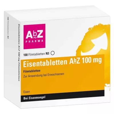 EISENTABLETTEN AbZ 100 mg filmomhulde tabletten, 100 st EISENTABLETTEN AbZ 100 mg filmomhulde tabletten, 100 st