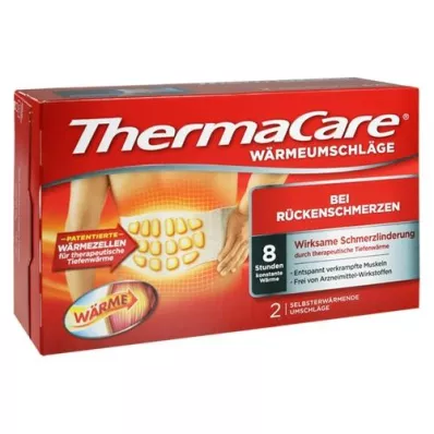 THERMACARE Rugwikkels S-XL voor pijnverlichting, 2 stuks