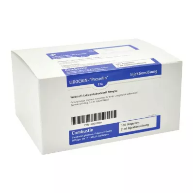 LIDOCAIN PRESSELIN 1% oplossing voor injectie, 50X2 ml