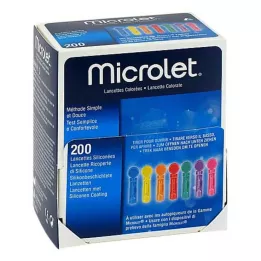 MICROLET Gekleurde lancetten, 200 stuks