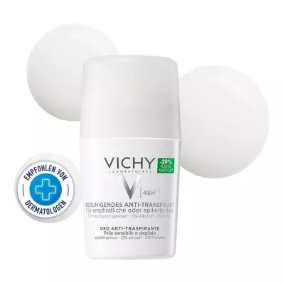 VICHY DEO Roll-on Sensitive Antitranspirant 48h, 50 ml VICHY DEO Roll-on Sensitive Antitranspirant 48h, 50 ml