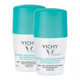 VICHY DEO Roll-on Antitranspirant 48h Twin Pack, 2X50 ml
