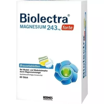 BIOLECTRA Magnesium 243 mg forte Citroen Br. tbl, 60 st