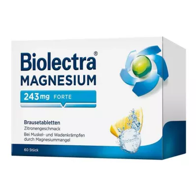 BIOLECTRA Magnesium 243 mg forte Citroen Br. tbl, 60 st