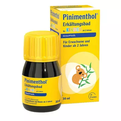 PINIMENTHOL Koud bad voor kind vanaf 2 jaar Eucalyptus, 30 ml PINIMENTHOL Koud bad voor kind vanaf 2 jaar Eucalyptus, 30 ml