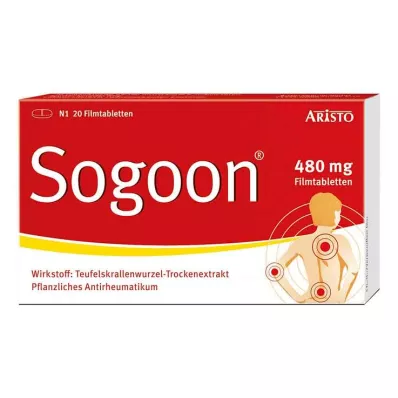 Sogoon duivelsklauw filmomhulde tabletten, 20 stuks