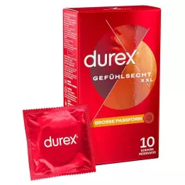 DUREX Gevoelige extra grote condooms, 10 stuks