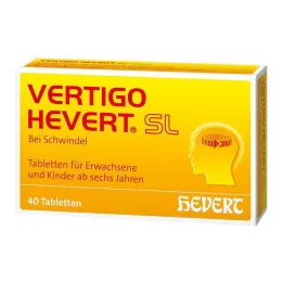 VERTIGO HEVERT SL Tabletten, 40 stuks