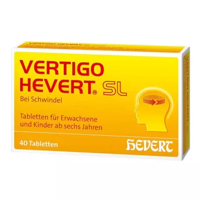 Vertigo Hevert SL tabletten, 40 stuks Vertigo Hevert SL tabletten, 40 stuks