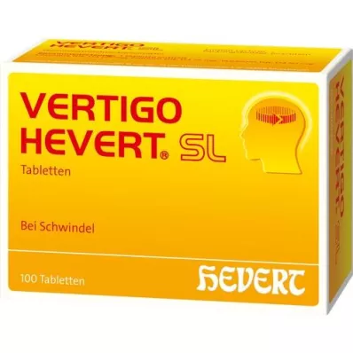 VERTIGO HEVERT SL Tabletten, 100 stuks