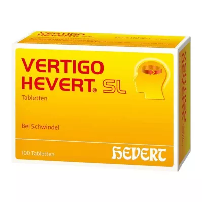 Vertigo Hevert SL tabletten, 100 st Vertigo Hevert SL tabletten, 100 st