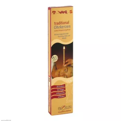 BIOSUN Oorkaarsen Traditioneel, 2 stuks BIOSUN Oorkaarsen Traditioneel, 2 stuks