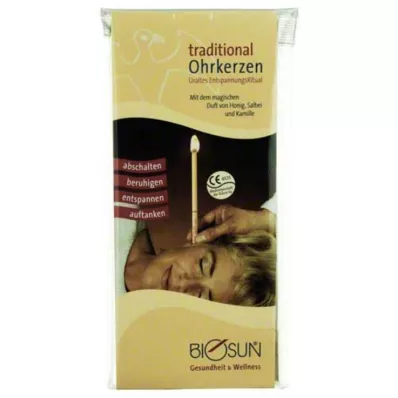 BIOSUN Oorkaarsen Traditioneel, 10 stuks BIOSUN Oorkaarsen Traditioneel, 10 stuks