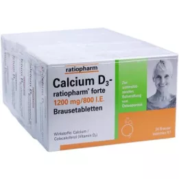 CALCIUM D3-ratiopharm forte bruistabletten, 100 stuks