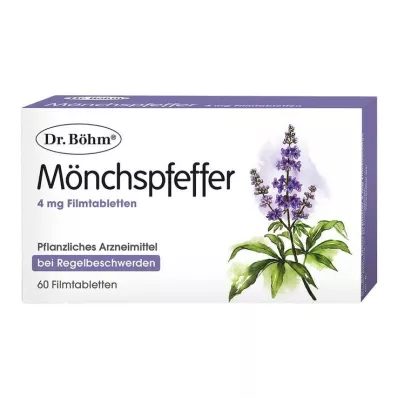 Böhm monnikspeper 4 mg filmomhulde tabletten, 60 stuks Böhm monnikspeper 4 mg filmomhulde tabletten, 60 stuks