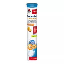 DOPPELHERZ Magnesium+Calcium+D3 bruistabletten, 15 stuks