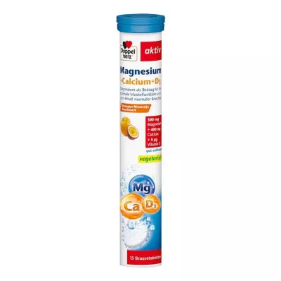 Doppelherz Magnesium+Calcium+D3 bruistabletten, 15 st Doppelherz Magnesium+Calcium+D3 bruistabletten, 15 st