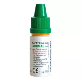 GLUCO TEST Plus controlevloeistof normaal, 4 ml