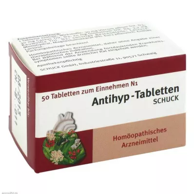 ANTIHYP Schuck tabletten, 50 stuks