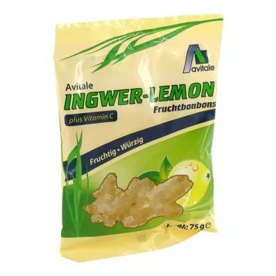 Gember-citroensnoepjes + vitamine C, 75 g
