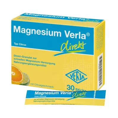 MAGNESIUM VERLA direct granulaat citrus, 30 stuks