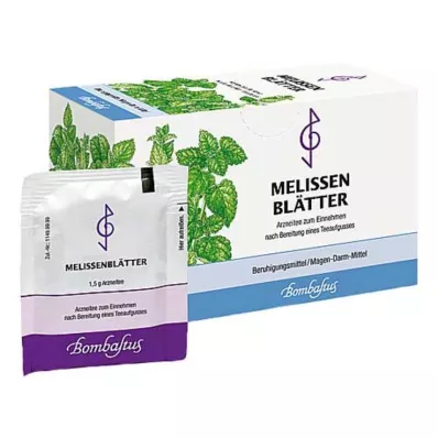Melissabladtheefilterzakjes, 20X1,5 g Melissabladtheefilterzakjes, 20X1,5 g