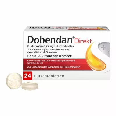 Dobendan® Direct Flurbiprofen 8,75 mg zuigtabletten, 24 stuks