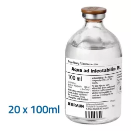 AQUA AD injectabilia oplossing voor injectie, 20X100 ml
