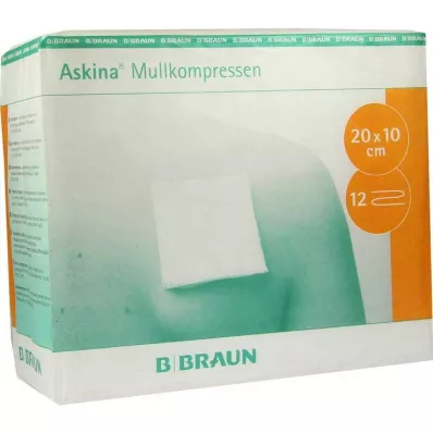 Askina gaaskompressen 10x20, 100 stuks Askina gaaskompressen 10x20, 100 stuks