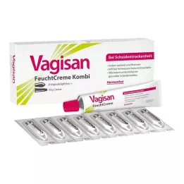 VAGISAN MoistCream Combi 8 ovules+10 g crème, 1 p