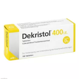 DEKRISTOL 400 I.E. tabletten, 100 stuks