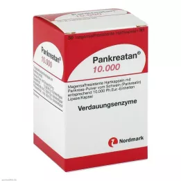 PANKREATAN 10.000 harde capsules met enterische laag, 50 stuks