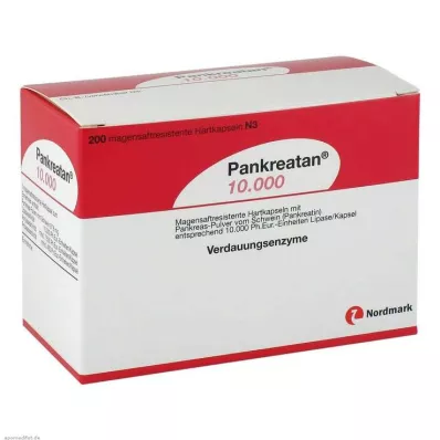 PANKREATAN 10.000 harde capsules met enterische laag, 200 stuks