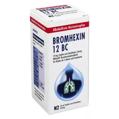 BROMHEXIN 12 BC Druppels voor oraal gebruik, 50 ml