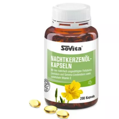 Sovita teunisbloemolie capsules (200 stuks) Sovita teunisbloemolie capsules (200 stuks)