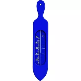 BADETHERMOMETER Plastic blauw, 1 st