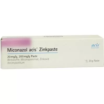 MICONAZOL acis-zinkpasta, 20 g