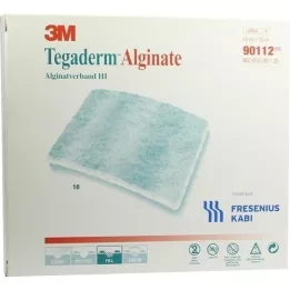 TEGADERM Alginaat FK Kompressen 10x10 cm 90112, 10 st