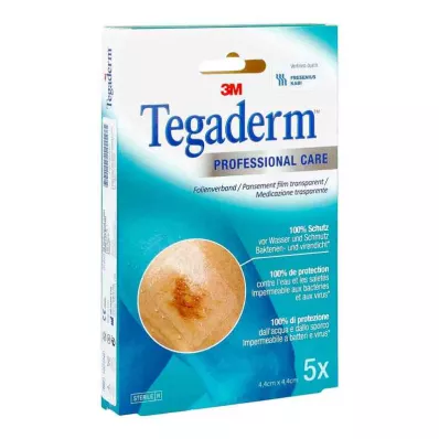 TEGADERM Film 4,4x4,4 cm 1622NP, 5 stuks