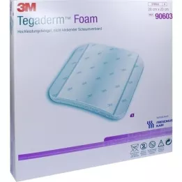 TEGADERM Schuimstofverband FK 20x20 cm 90603, 5 st